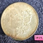 🔥Rim Toning🔥1882 Morgan Silver Dollar AU/BU Beautiful 90% 1019