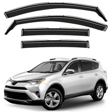 Sun Rain Visors Wind Rain Guards for 2013-2018 Toyota RAV4