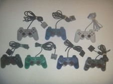 Official OEM Sony Playstation 1  2 PS1 PS2 DualShock Controller With New Grip