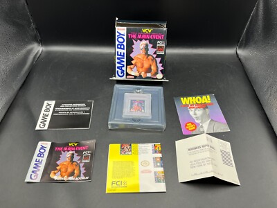 WCW The Main Event Game Boy Complete in Box CIB w/ Inserts+Reg