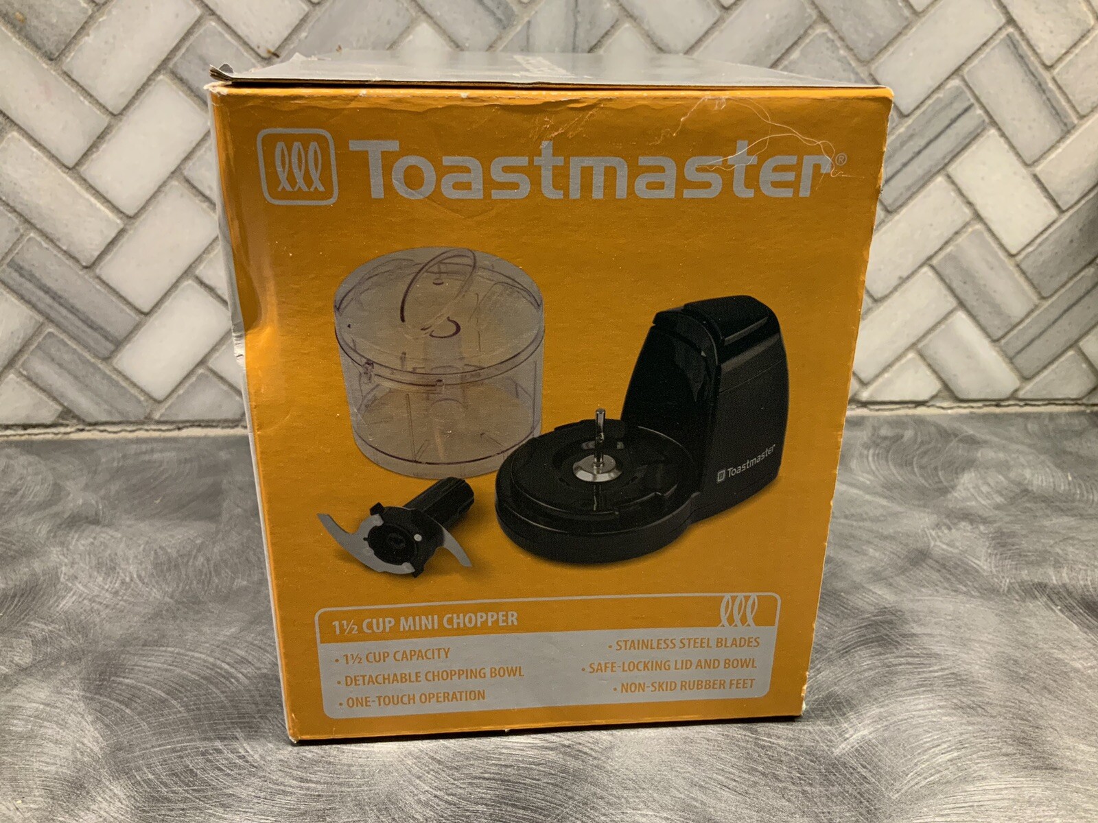 Toastmaster Mini Chopper Open Box 1 1/2 Cup Capacity Unused Fast