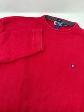 Vintage Chaps Ralph Lauren Mens Sweater Sz 2XL Crew Pullover Ribbed Handframed