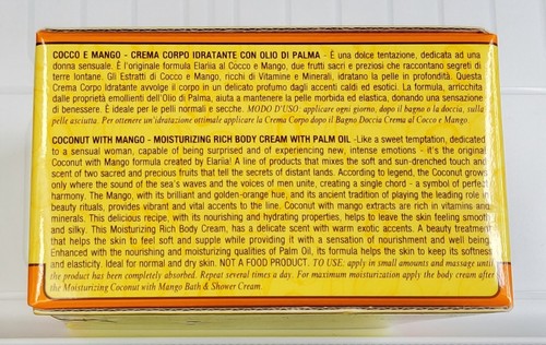 ELARILA SAN PELLEGRINO COCCO E MANGO BODY CREAM 6.7oz JAR - Picture 3 of 3