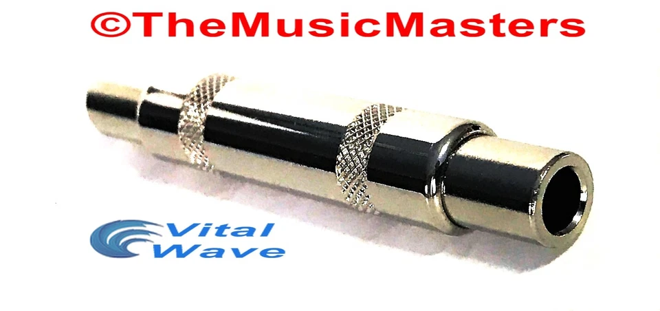 (4) 1/4" CABLE COUPLER Splice Dual Jack Instrument Cable Cord Connectors VWLTW - Image 3 of 4