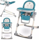 Lionelo CORA Baby High Chair – Folding, Safe, Mobile Feeding Seat – Ocean