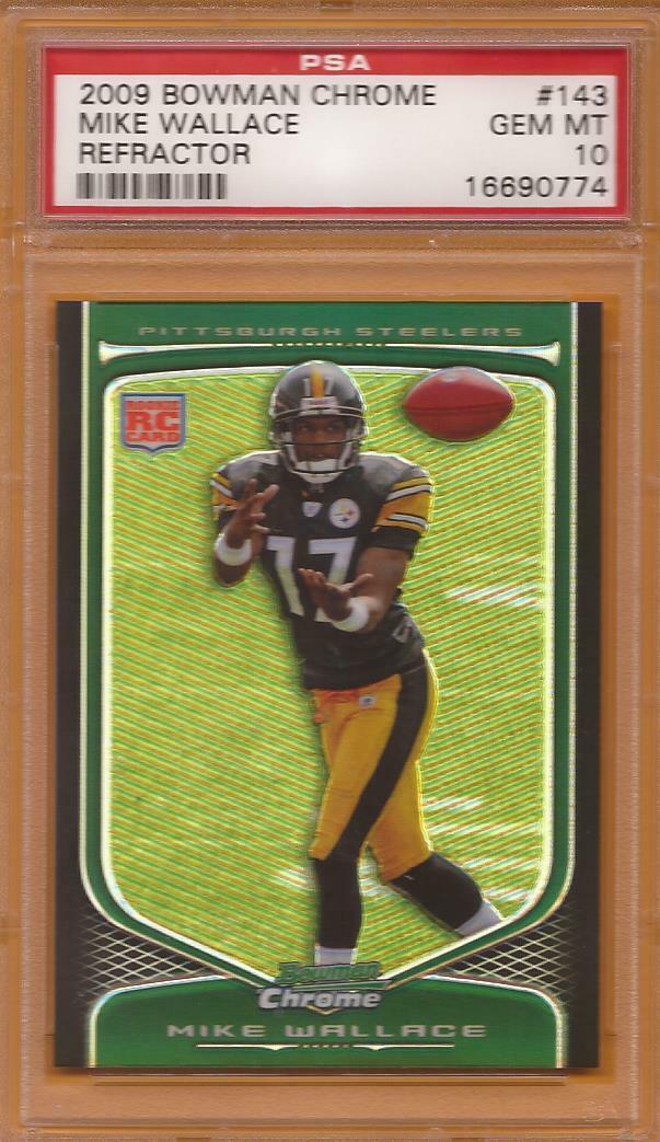 Mike Wallace Bowman Chrome #143 Refractor