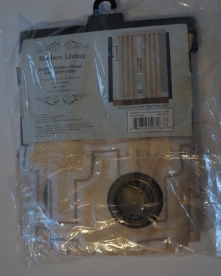 Window Elements Grommet Wesley Beige Taupe 54 x 96 Curtain Panel 