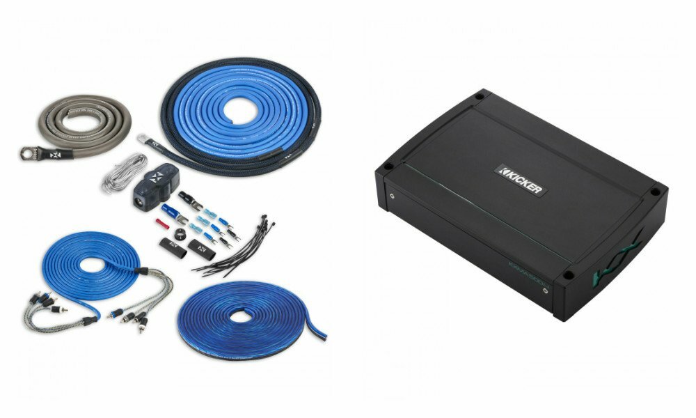 4-канальный морской усилитель Kicker KXMA5004 мощностью 500 Вт с бесплатным комплектом усилителей NVX 4 калибра 8209000₽