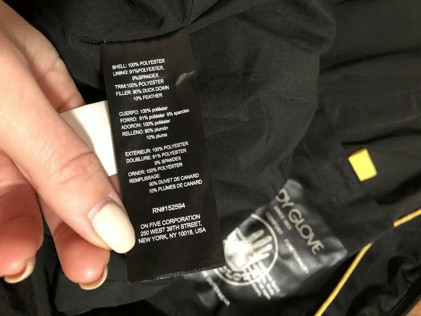 と Body Glove Women's Black Puffer Coat Jacket Full Zip Hooded Size L