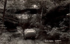 POSTCARD RPPC RED BIRD GORGE  WISCONSIN