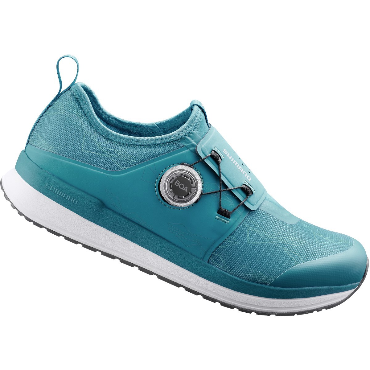 Scarpe bici indoor spinning donna Shimano IC3 W SH-IC300 BOA SPD nero verde