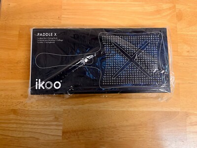 ikoo Paddle X Blow Drying And Styling Brush- Beluga Black & Metallic- New In Box