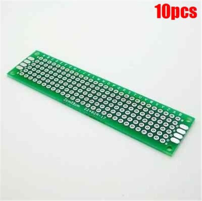 10Pcs Universal Board 2X8 Cm Prototype 2X8 Panel Double-Side Pcb New Ic gn