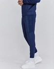 SikSilk Mens Navy Muscle Fit Joggers Medium 32" Waist