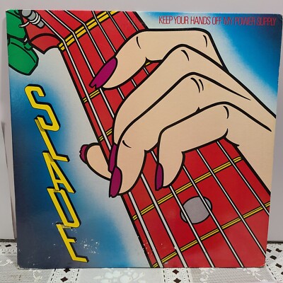 Slade Keep Your Hands Off My Power Supply LP CBS 1984 VG+ Vinyl