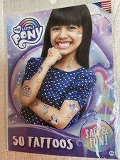 HASBRO My Little Pony Set of 50 Temporary Tattoos Sealed