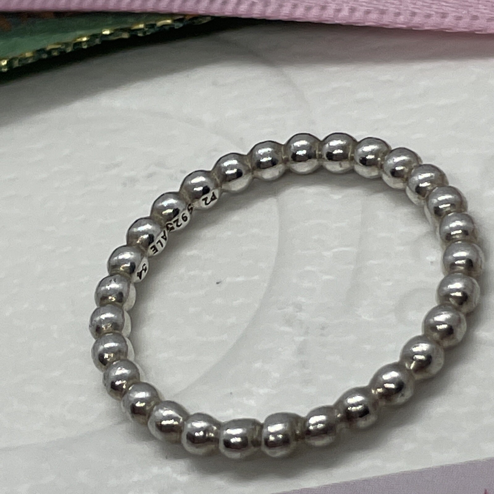 Pandora Small Bubble Stack Ring Size 54 Genuine 1… - image 4