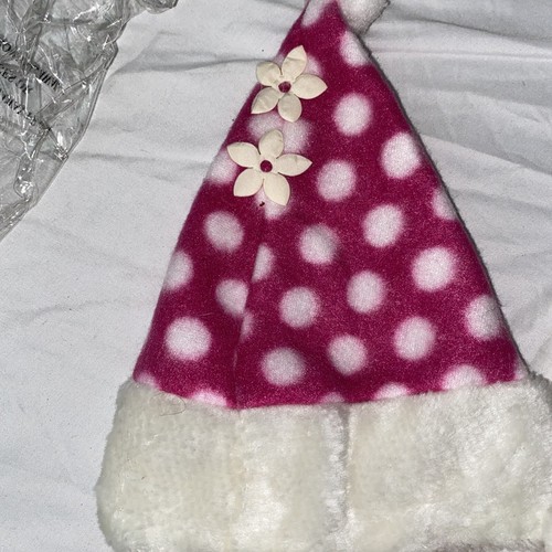Pink Dog Polkadot Hat and shoes XS - Picture 3 of 6