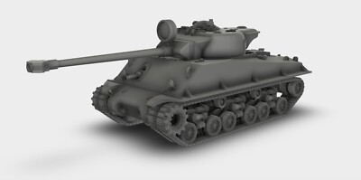 M50/51 Super Sherman Panzer Israel IDF Bausatz Kit 3D Druck 1:87 -  1:35