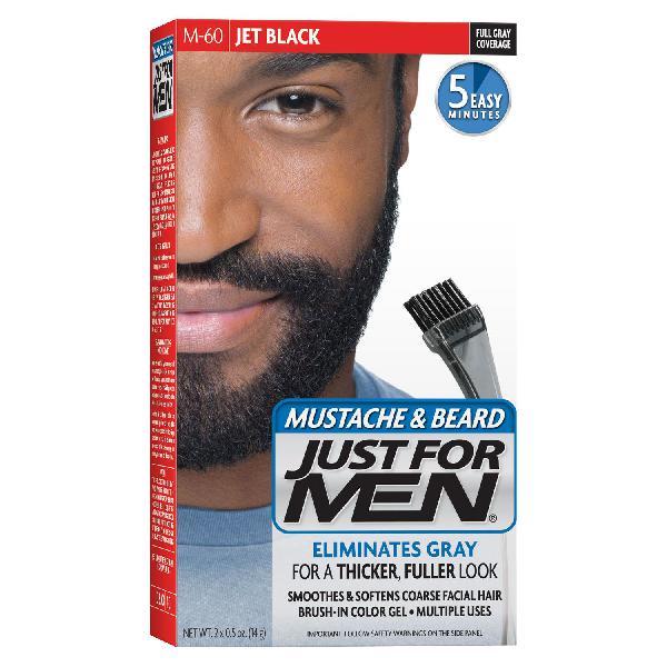 Just For Men Para Color De Pelo Bigote Y Barba Gel Facial Para Hombres Jet Black