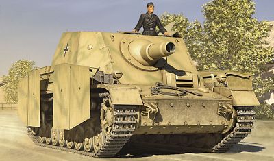 Hobbyboss 80134 - 1:35 German SturmPanzerIV early Sd.Kfz.166 Brummbar - Neu