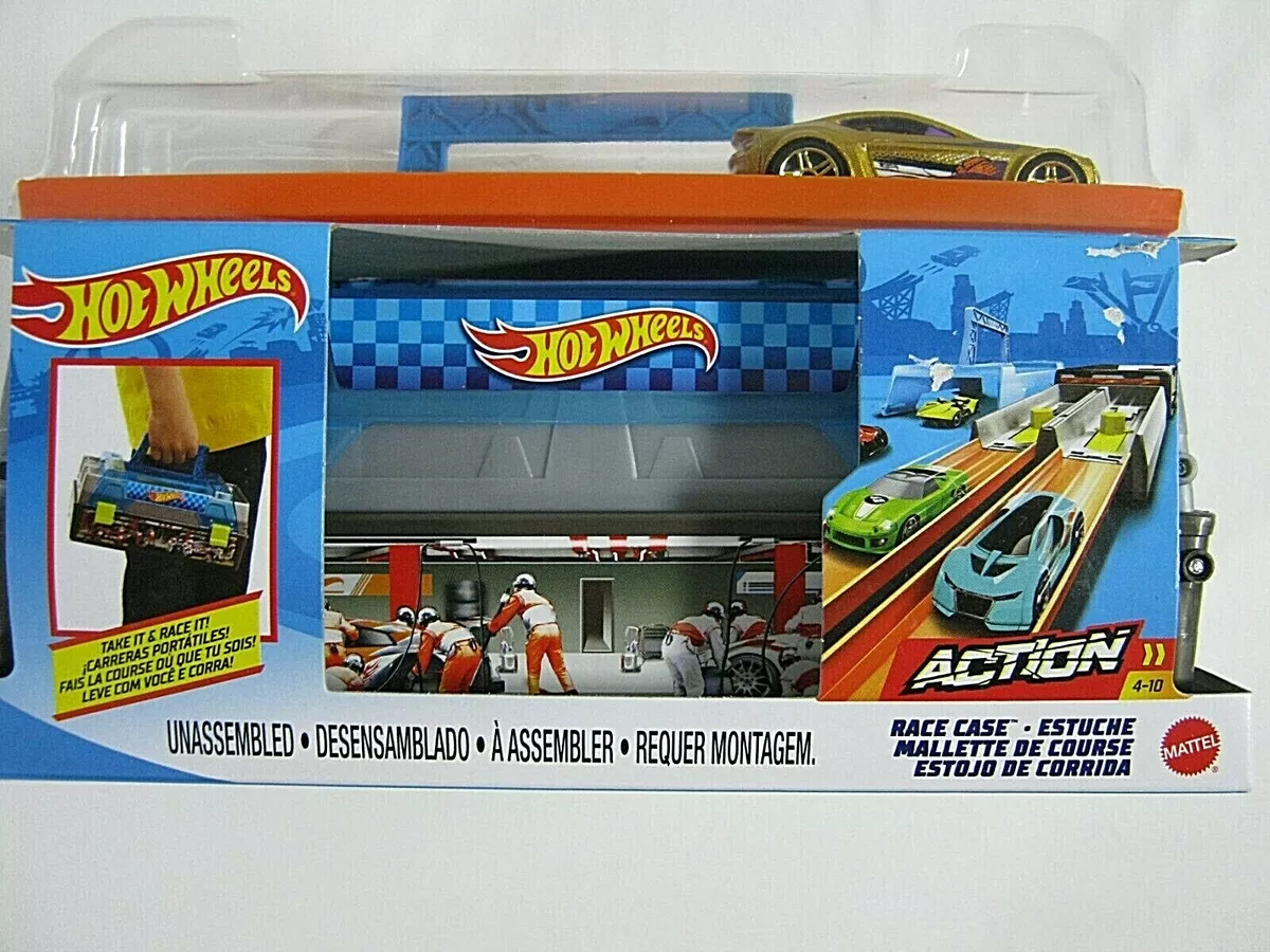 Hot Wheels Race Case Track Set CFC81 New Sealed FREE SHIPPING