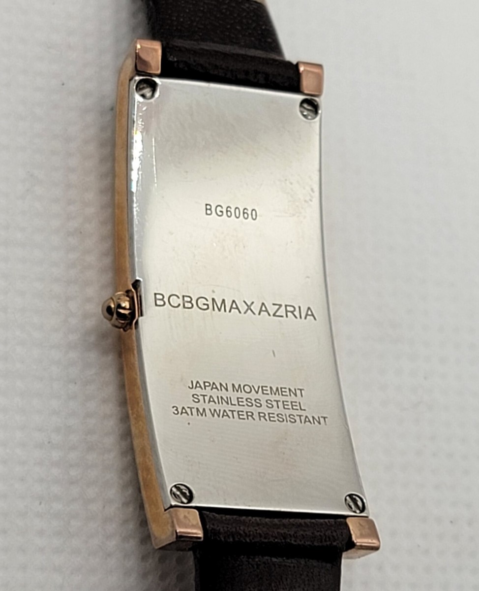 Ladies BCBG MAXAZRIA Classy Rectangle Rose Gold Tone Watch BG6059 Ladies BCBG MAXAZRIA Classy Rectangle Rose Gold Tone Watch  main image 4