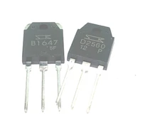 2SB1647 + 2SD2560 Silicon PNP+NPN Triple Diffused Planar Transistor