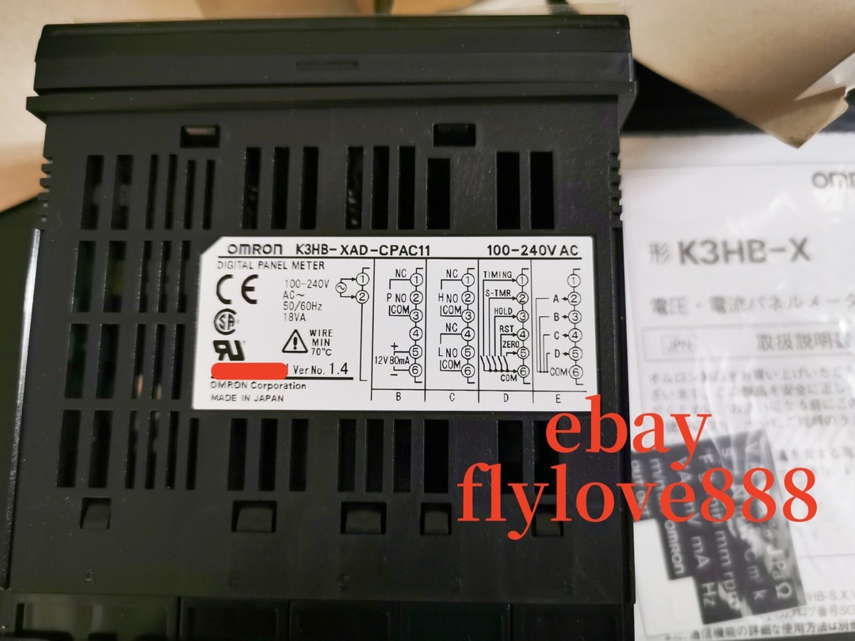 OMRON K3HB-XAD-CPAC11 Digit Panel Meter brand new DHL | eBay OMRON K3HB-XAD-CPAC11 Digit Panel Meter brand new DHL | eBay