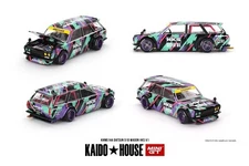 Kaido House x Mini GT 1:64 Datsun KAIDO 510 Wagon HKS V1 Diecast Car KHMG144