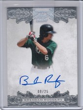 BRENDAN RODGERS 2015 Leaf Ultimate Draft Silver AUTO RC #'d 8/25 Rookie Card