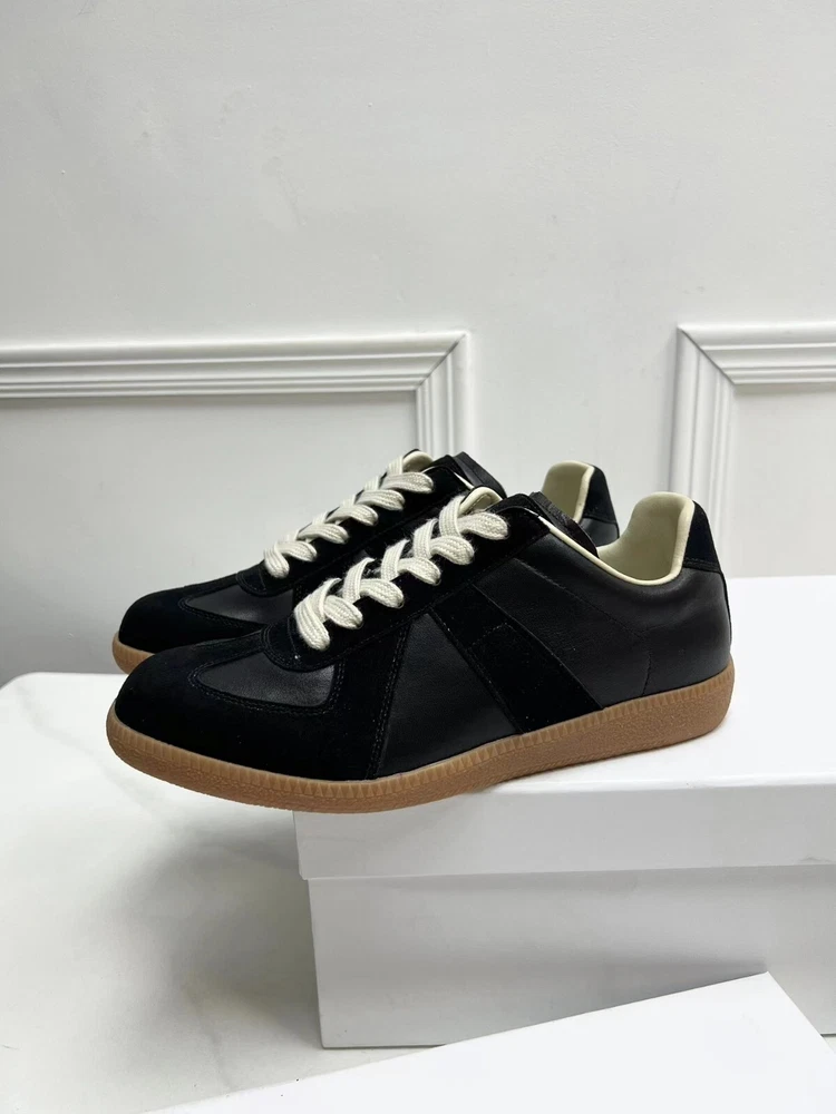 【Maison Margiela】メゾンマルジェラ 2025ss スニーカー 2025New selling well Maison Margiela Calfskin unisex low cut