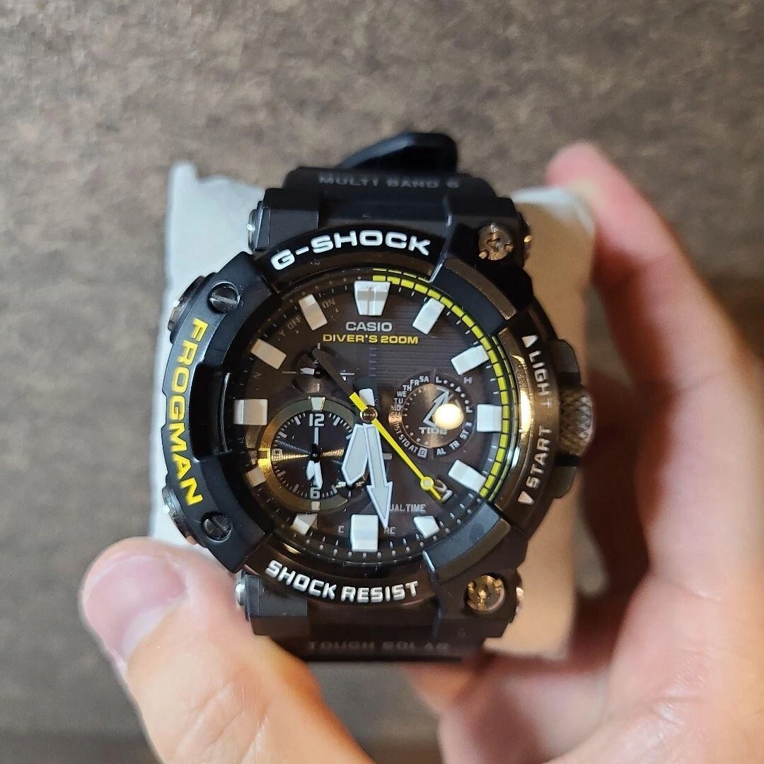 CASIO G-SHOCK FROGMAN GWF-A1000-1AJF MASTER OF G Solar Men's