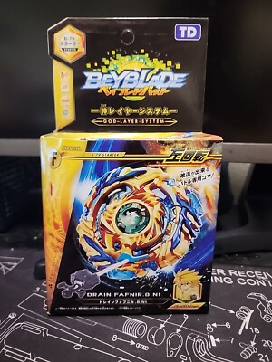 Takara Tomy Beyblade Burst B-79 Starter Drain Fafnir .8.Nt Left Spin