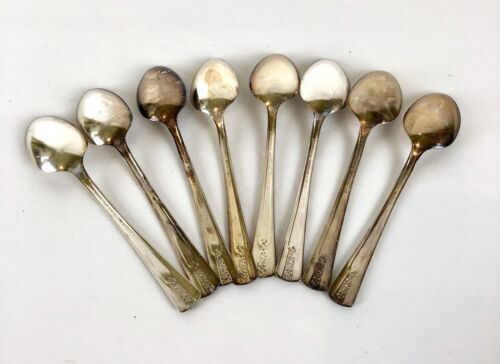 Antique Wm Rogers Mfg Silverplate Cocktail Forks, AVALON, CABIN