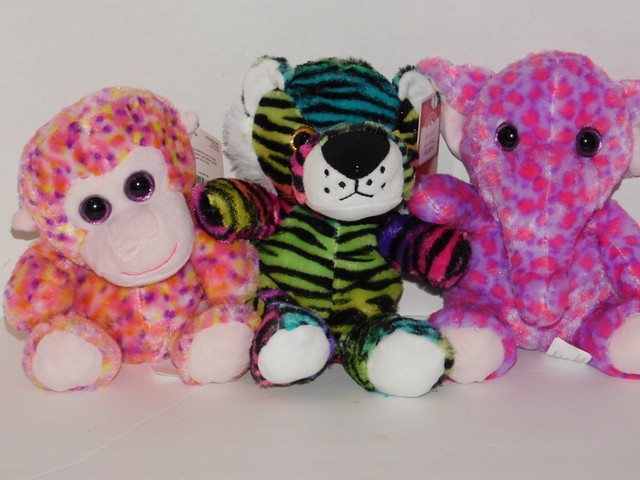 safari plush animals