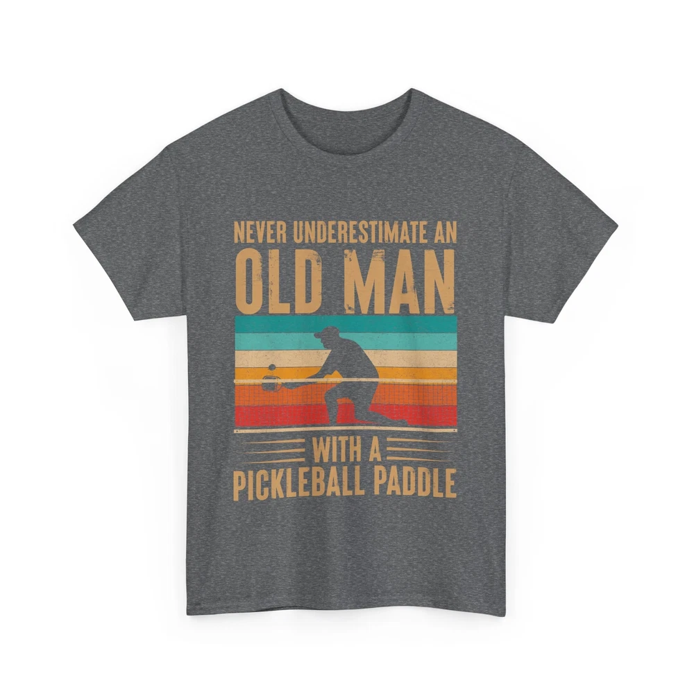 Pickleball Shirt, Never Underestimate An Old Man Pickleball Player Men Shirt