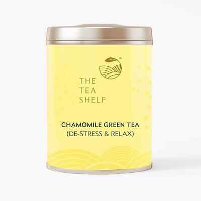 The Tea Shelf Chamomile Green Tea 50g Free Shipping World Wide