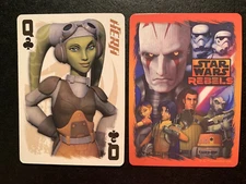 Star Wars  SWAP PLAYING CARD  Rebels  HERA  Queen of Clubs  DISNEY
