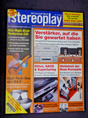 STEREOPLAY 5/07, B&O BeoLaB 9,TEUFEL LT 3,CABASSE ALTURA BAHIA,PRO AVANTI A. 100
