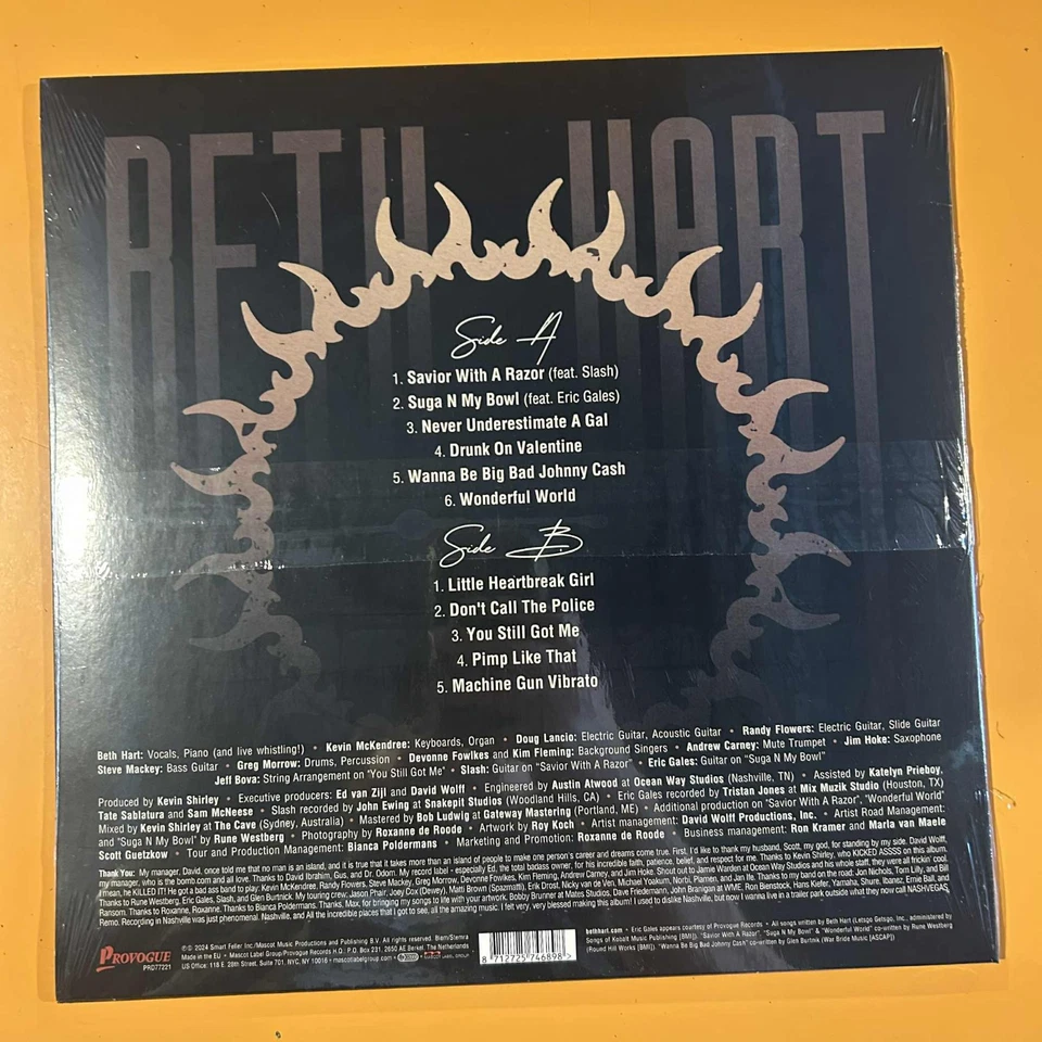 Beth Hart - You Still Got Me (12" Red Transparent Vinyl LP) New and Sealed - Image 2 of 2