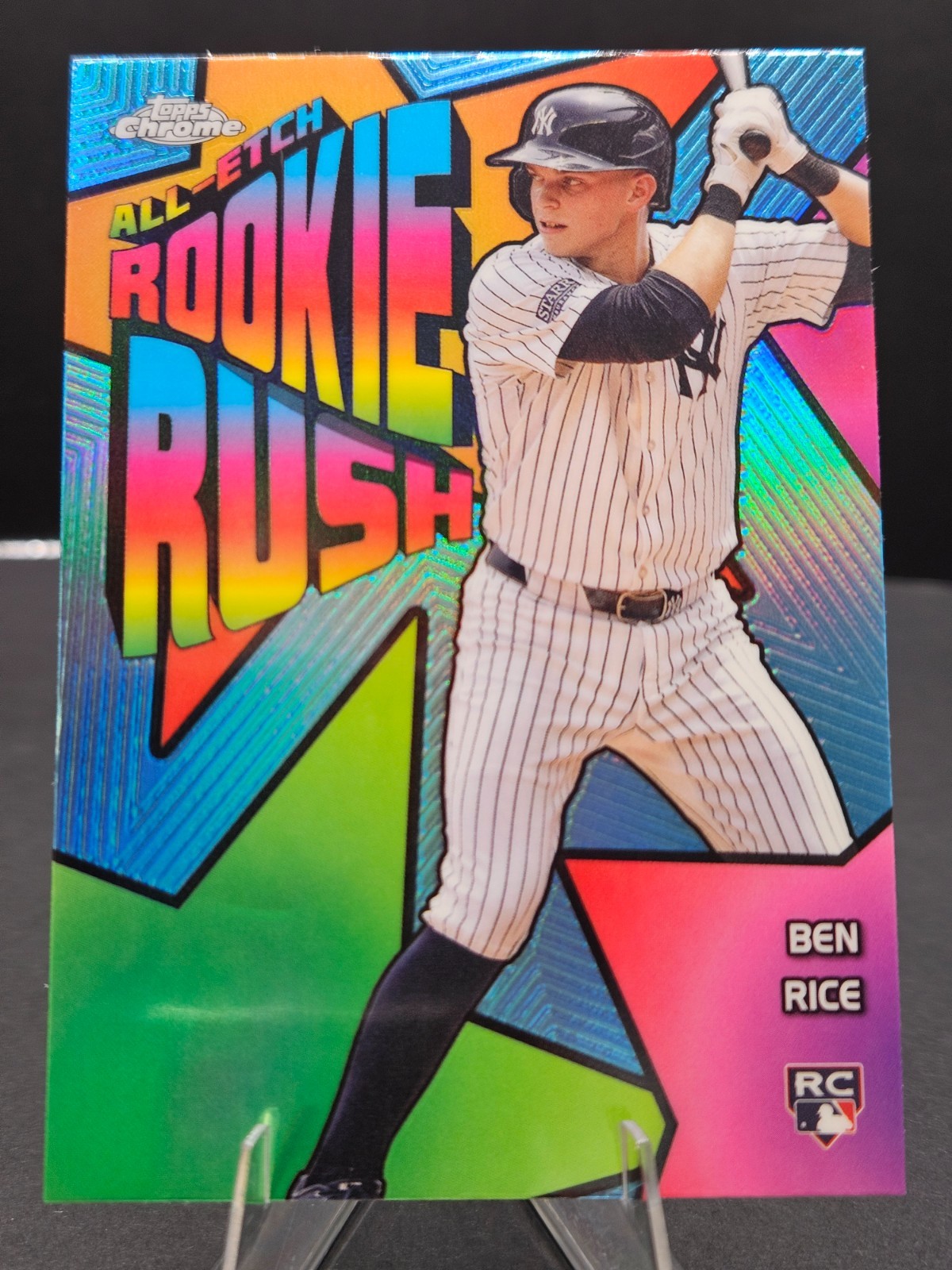 2025 Topps Chrome - All-Etch Rookie Rush Ben Rice #CERR-16 (RC)