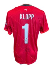 JURGEN KLOPP SIGNED 2021/22 LIVERPOOL FC HOME SHIRT (ACG CERT AG17187)