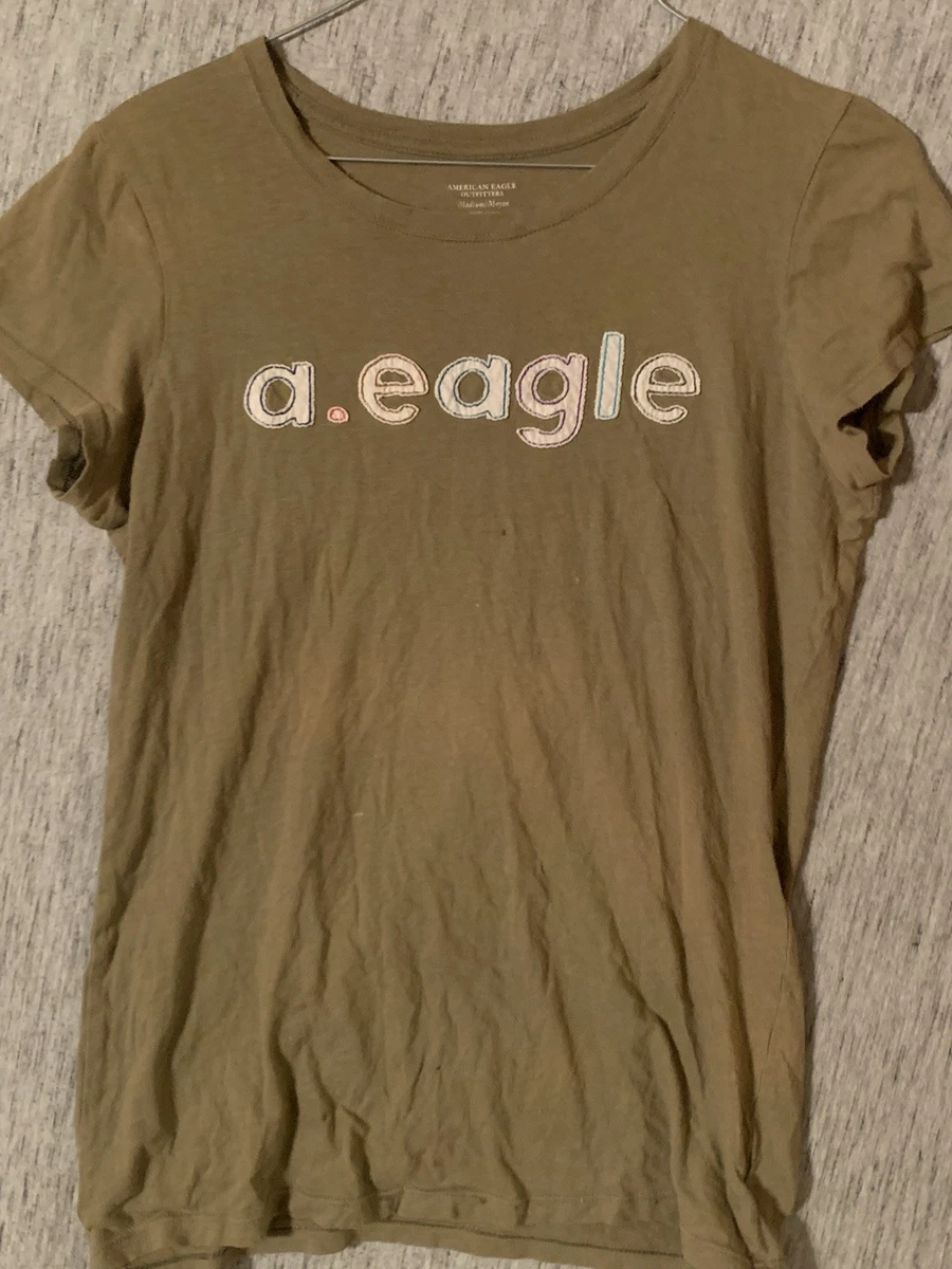 T-shirt American Eagle Outfitters Femme - Taille S, Beige, Occasion Très Bon état