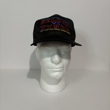 Seldon vs. Mike Tyson Boxing Match Hat Cap Snapback Black Las Vegas MGM 1996