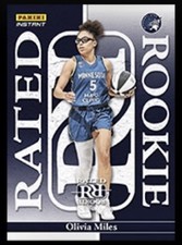 2026 Panini Instant WNBA Olivia Miles RETRO RATED ROOKIE SP Minnesota Lynx #1 RC