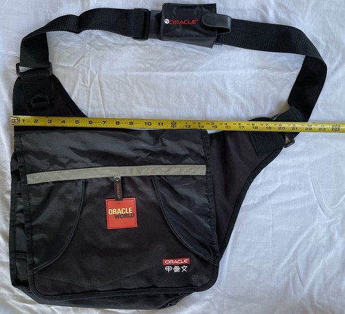 ORACLE WORLD Asia LAPTOP Computer BAG Vintage MESSENGER Shoulder TOTE Beijing CN - Afbeelding 9 van 10