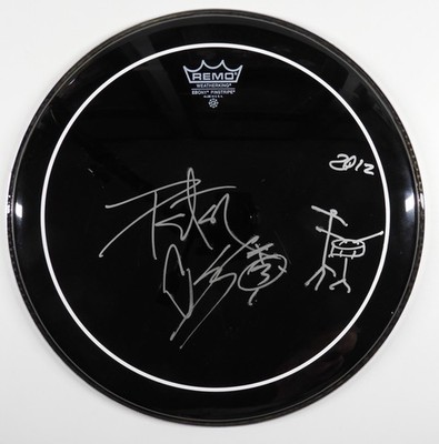 KISS Peter Criss JSA Autograph Signed Drum Head 14'' w Sketch