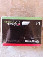 Luxury Gold Brass Bathroom Basin Sink Waste Plug Stay Slotted UK Standard Size