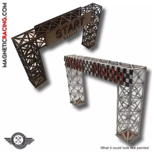 Magnetic Racing 016 Start Gantry le cadeau idéal pour passionné de circuit de voitures Carrera